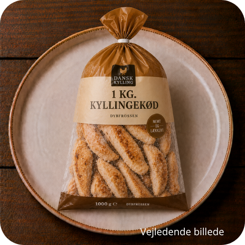 1 Kg. Kyllingekød (frossen)
