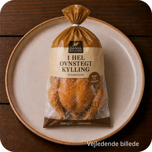1 Hel Ovnstegt Kylling (frossen)